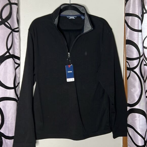 Izod quarter zip pull over sweatshirt new with tags size medium - Picture 3 of 10